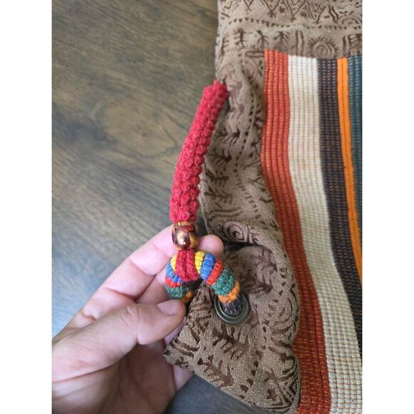 Buzhiyun Women Hippie Boho Chic Hobo Handbag Shoulder Bag Knit Embroidery Large - Picture 12 of 16